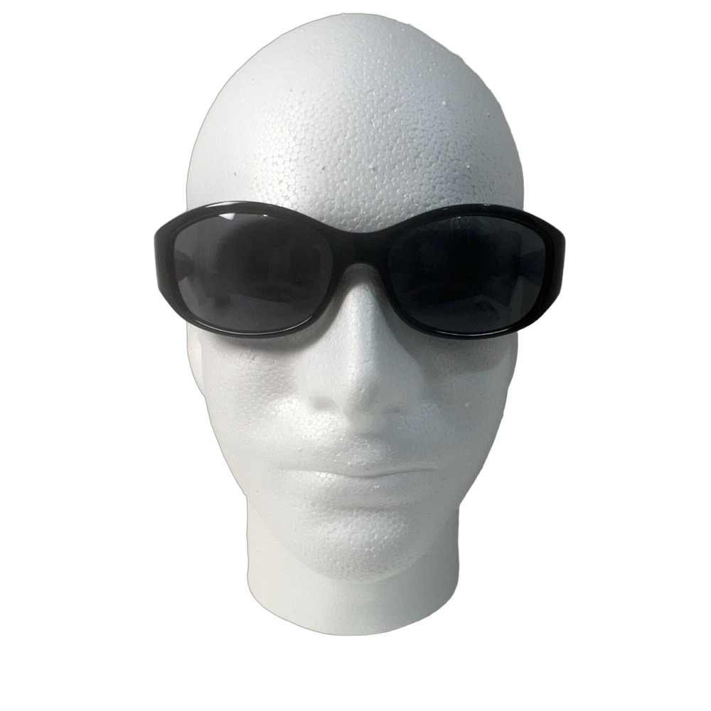 FOSTER GRANT SR0514 Sunglasses Unisex Adult Black Oval Plastic Frame